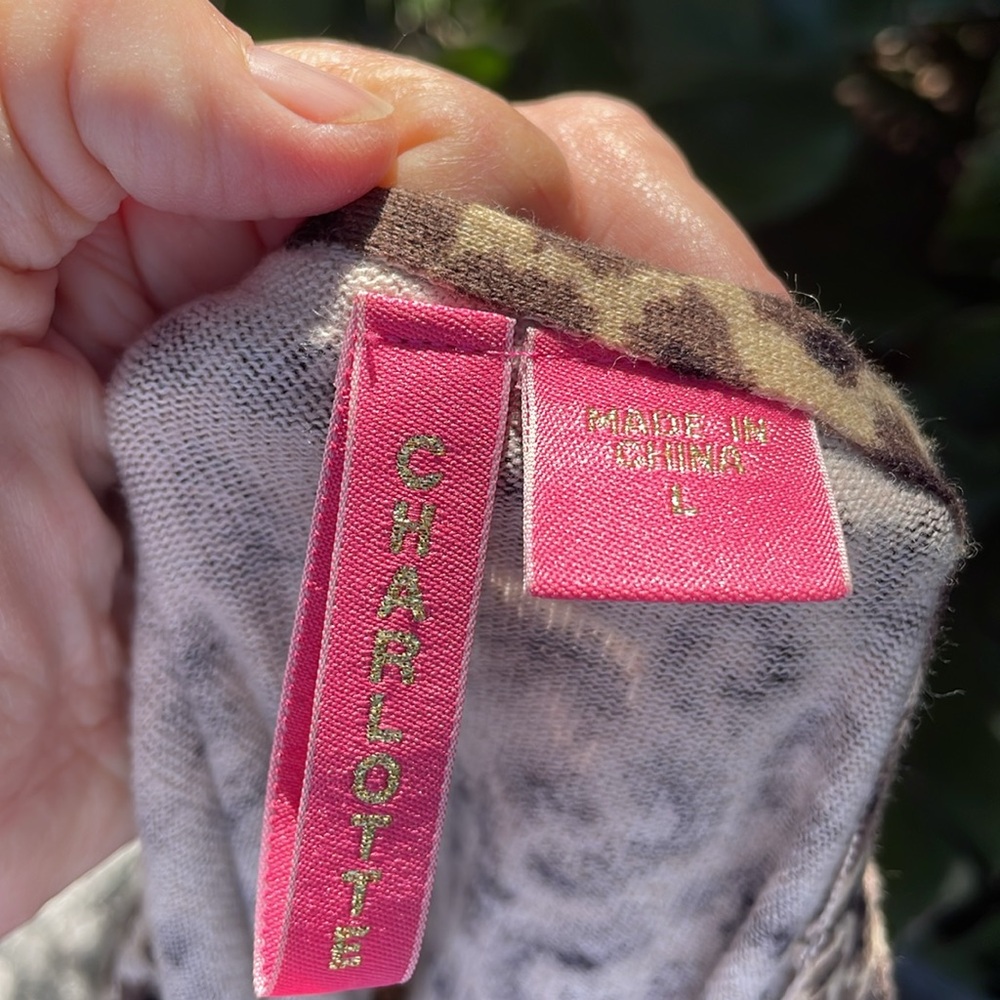 Leopard Print Oversize Cardigan - image 3